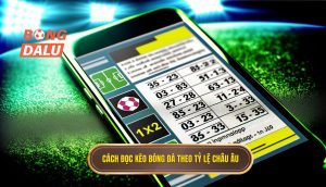 Cách đọc kèo bóng đá theo tỷ lệ châu Âu