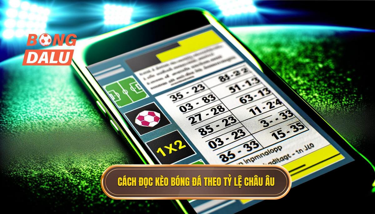 Cách đọc kèo bóng đá theo tỷ lệ châu Âu