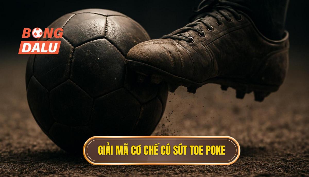 Giải mã cơ chế vật lý của cú sút Toe Poke