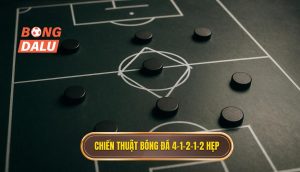 Chiến thuật bóng đá 4-1-2-1-2 hẹp