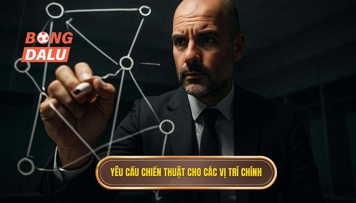 Yêu cầu chiến thuật của các vị trí chủ chốt