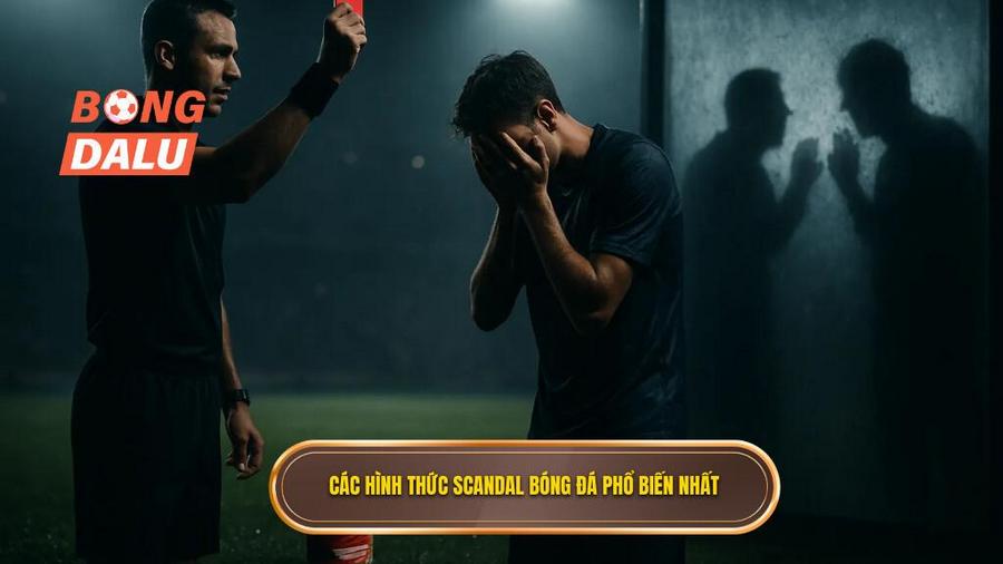 1. Các hình thức scandal bóng đá phổ biến nhất