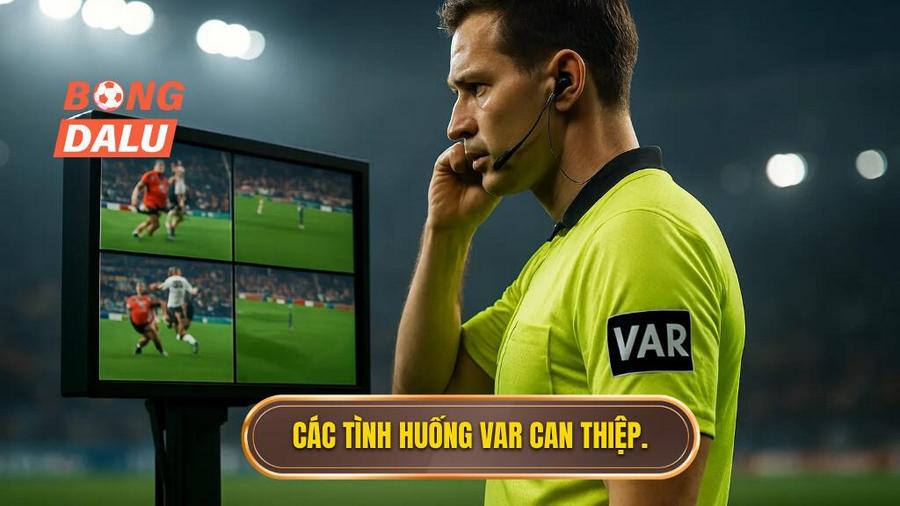 3. Các tình huống VAR can thiệp.