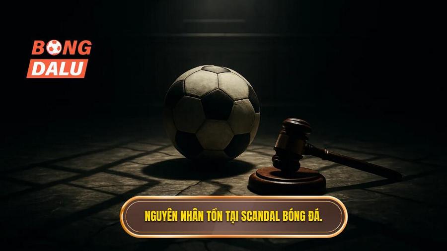 3. Nguyên nhân tồn tại scandal bóng đá.