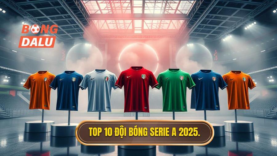 Bảng tóm tắt sức mạnh Top 10 đội bóng mạnh nhất Serie A 2025